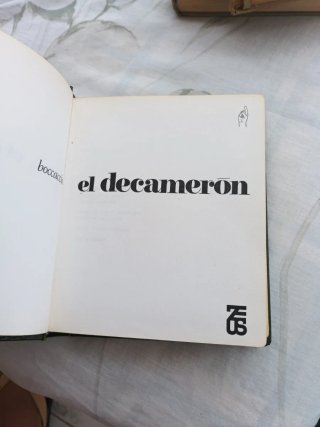 El Decamerón de Bocaccio
