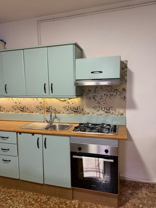 Cocina completa madera y metal