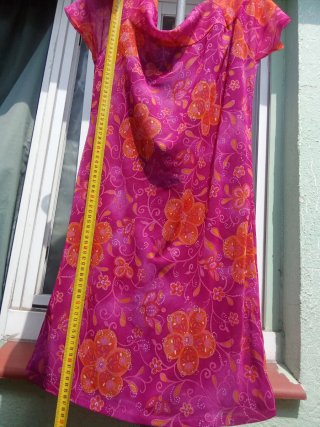 Vestido floral manga corta