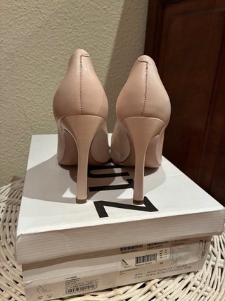 Zapatos de tacón Schutz beige/rosa talla 38