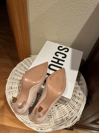 Zapatos de tacón Schutz beige/rosa talla 38