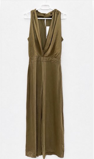 Mono Zara Talla S Verde Oliva