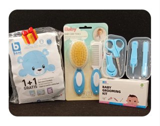 Cesta de Nacimiento Azul: Mustela+ Mam + Accesorio