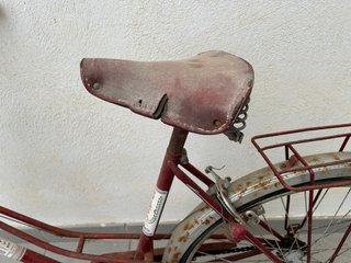 Bicicleta Mobylette Vintage Roja