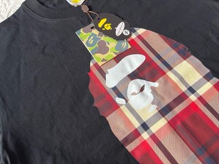Camiseta BAPE By Bathing Ape Tartán Talla S