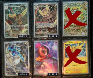 Cartas Pokémon Promo SVP, AR y EX