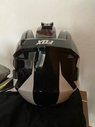 Casco FOX V1 Motocross Negro - Talla XS