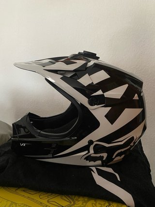 Casco FOX V1 Motocross Negro - Talla XS