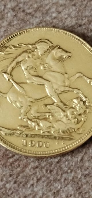 Moneda de Oro Soberano Victoria Reina