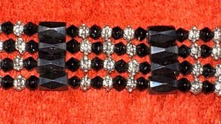 Collana bracciale ematite magnetica flessibile