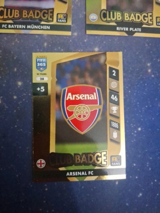 Pack 14 Cartas Club Badge FIFA 365