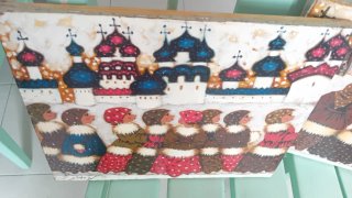 Dos pinturas óleos sobre lienzo, firma Emil