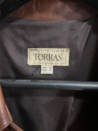 Chaqueta Piel 100% Marrón TORRAS Talla 58