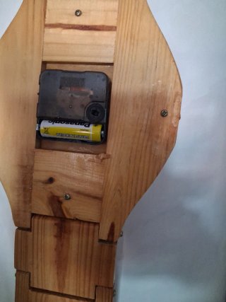 Orologio da parete grande in legno cm70