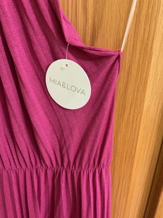 Vestido fucsia invitada boda sin estrenar