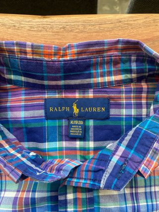 Camicia Ralph Lauren Taglia XL a Quadri