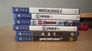 Pack 6 Juegos PS4: Watch Dogs 2, FIFA 20, 19, ARK,