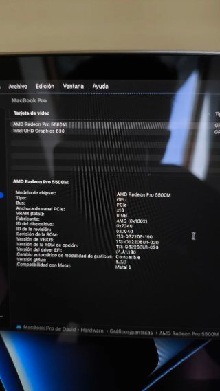 MacBookPro 16 i9 / 32GB RAM / 1TB SSD / Radeon 8GB