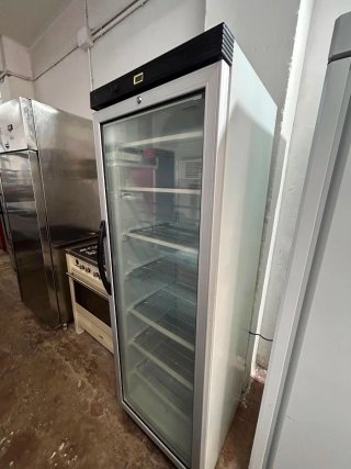 Congelador vertical cristal