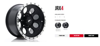 Llantas JRX 4x4, SUV, Pick-up, Furgon Todoterreno