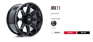 Llantas JRX 4x4, SUV, Pick-up, Furgon Todoterreno