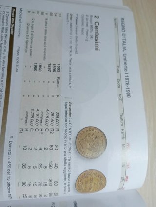 Moneta del Regno d'Italia 1900 lotto 6