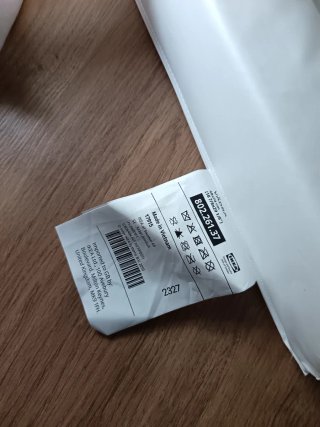 Cambiador para cómoda blanco con funda.