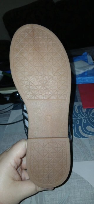 Sandalias romanas negras y marrones talla 36