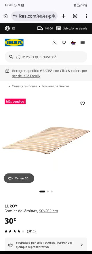 Cama litera Kura Ikea reversible
