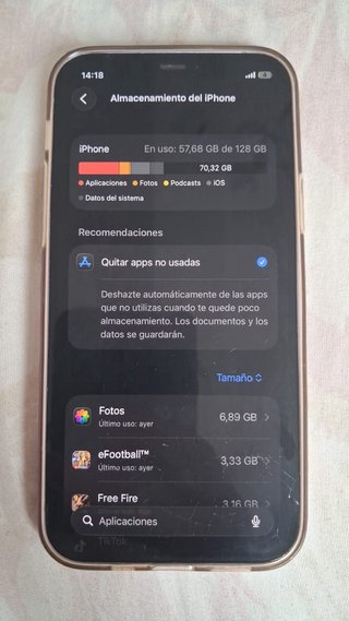 iPhone 12 128GB Negro/Gris
