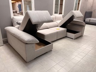 SOFA CAMA EN FORMA DE U + DOBLE  ARCON