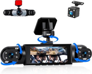 Dashcam 4 Canali 360° 1080p
