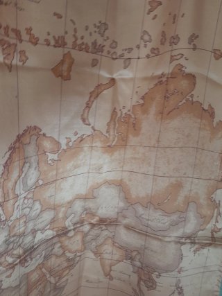 Sciarpa Alviero Martini Mappa Beige/Marrone