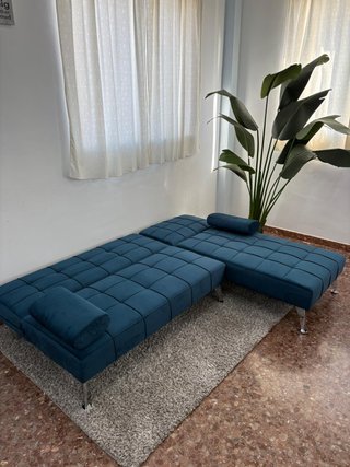 Sofá Cama CHAISE LONGUE Terciopelo NUEVO