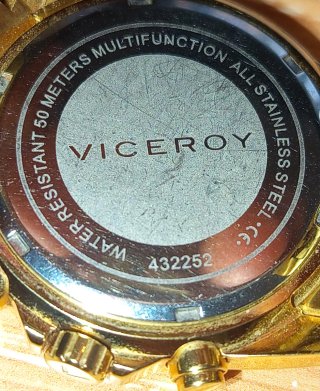 Reloj Viceroy Dorado. Mujer.