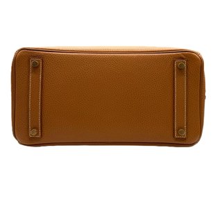 Bolso Hermès Birkin 30 Oro Naranja