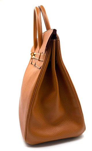 Bolso Hermès Birkin 30 Oro Naranja