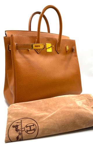 Bolso Hermès Birkin 30 Oro Naranja