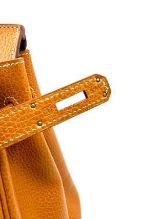 Bolso Hermès Birkin 30 Oro Naranja