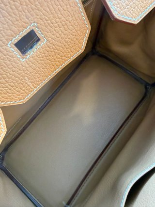 Bolso Hermès Birkin 30 Oro Naranja
