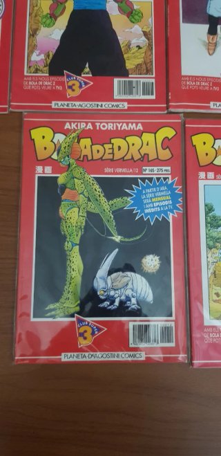 Lote Bola de Drac serie vermella, 10 en total.