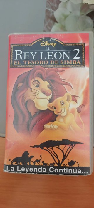CINTA DE VHS DEL REY LEON 2.