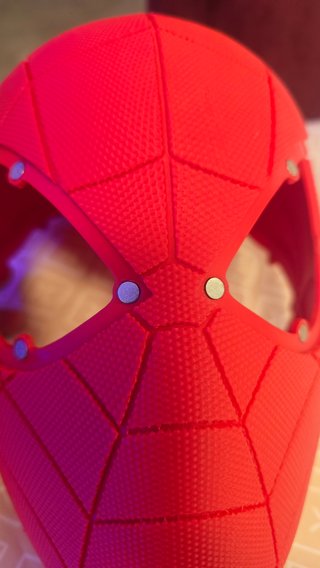 Máscara Spider-Man 3D Texturizada