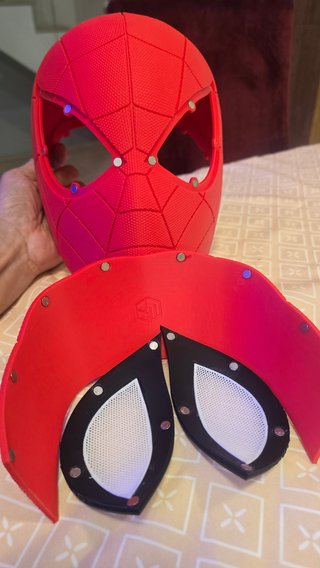 Máscara Spider-Man 3D Texturizada
