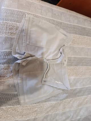Pantalón corto Zara mujer blanco
