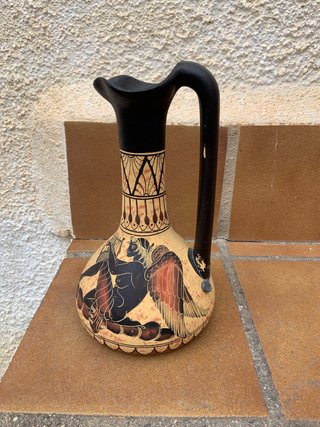 Oinochoe Griega Cerámica Artesanal