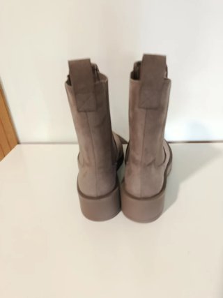 Botines Beige/Marrón Talla 39