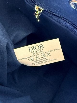 Neceser Dior Beige y Negro