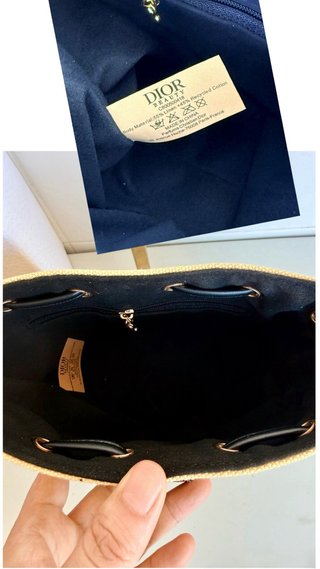 Neceser Dior Beige y Negro