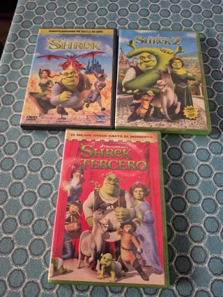 Pack 3 Películas DVD Shrek (Español)